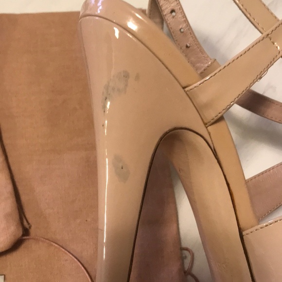 Miu Miu nude patent pumps - Picture 4 of 8